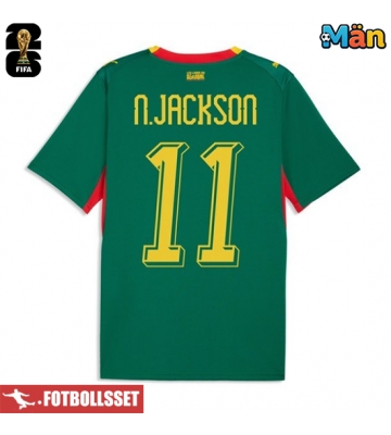 Senegal Nicolas Jackson #11 Bortatröja VM 2026 Kortärmad